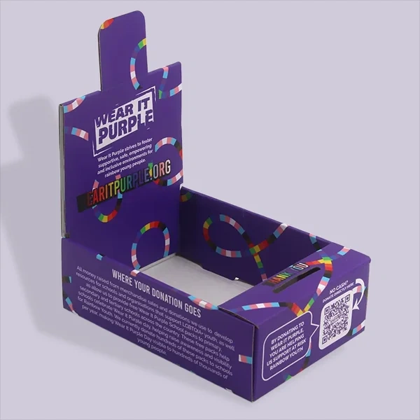 Display Boxes photographed at an angle to show the board thickness
