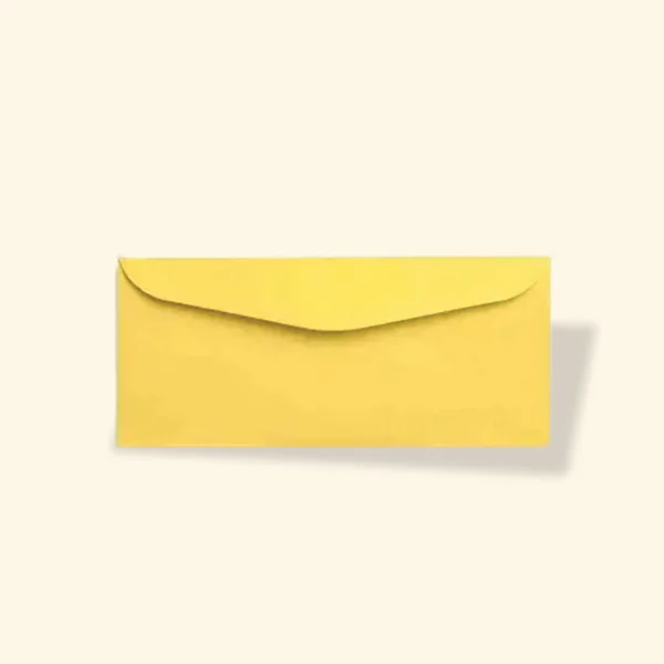 Envelopes photographed at an angle to show the board thickness