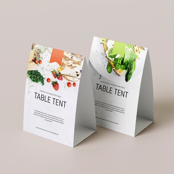 2 8 x 11 Table Tents in use, packed and ready to ship