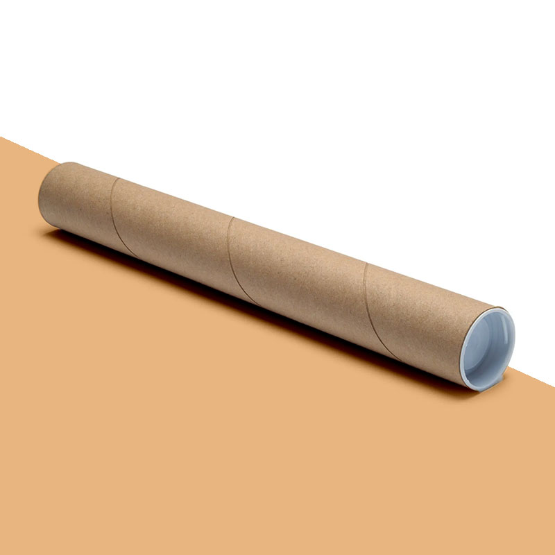 3x36 Mailing Tubes photographed at an angle to show the board thickness