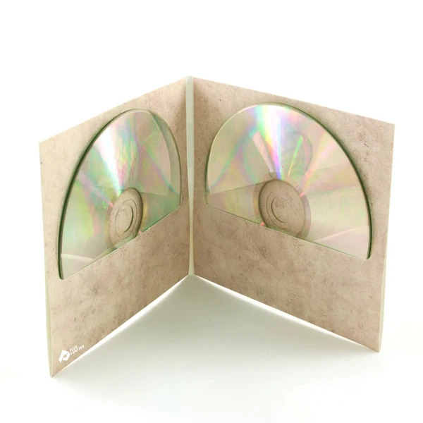 4 Panel CD Jacket Boxes — custom household boxes by Packmio 4 Panel CD Jacket Boxes opened to show the inside print and construction