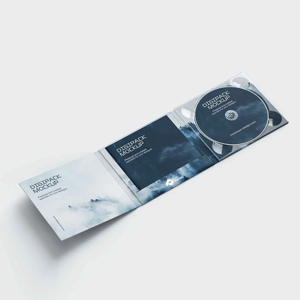 6 Panel CD Jacket Boxes — custom household boxes by Packmio A stack of 6 panel cd jacket boxes in a custom size