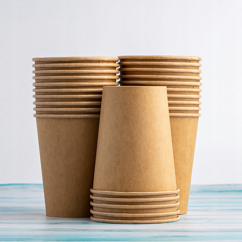 Paper Cups — custom paper cups by Packmio Paper Cups in use, packed and ready to ship