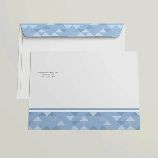 Envelopes in an alternative colorway