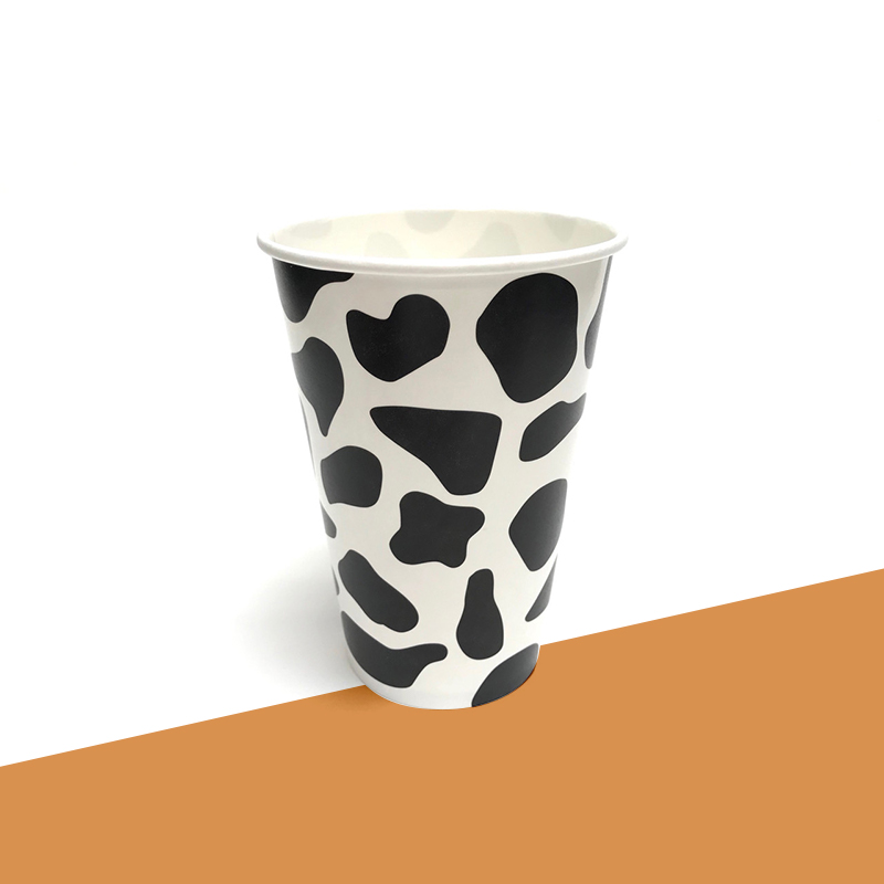 90mm Paper Cups photographed at an angle to show the board thickness
