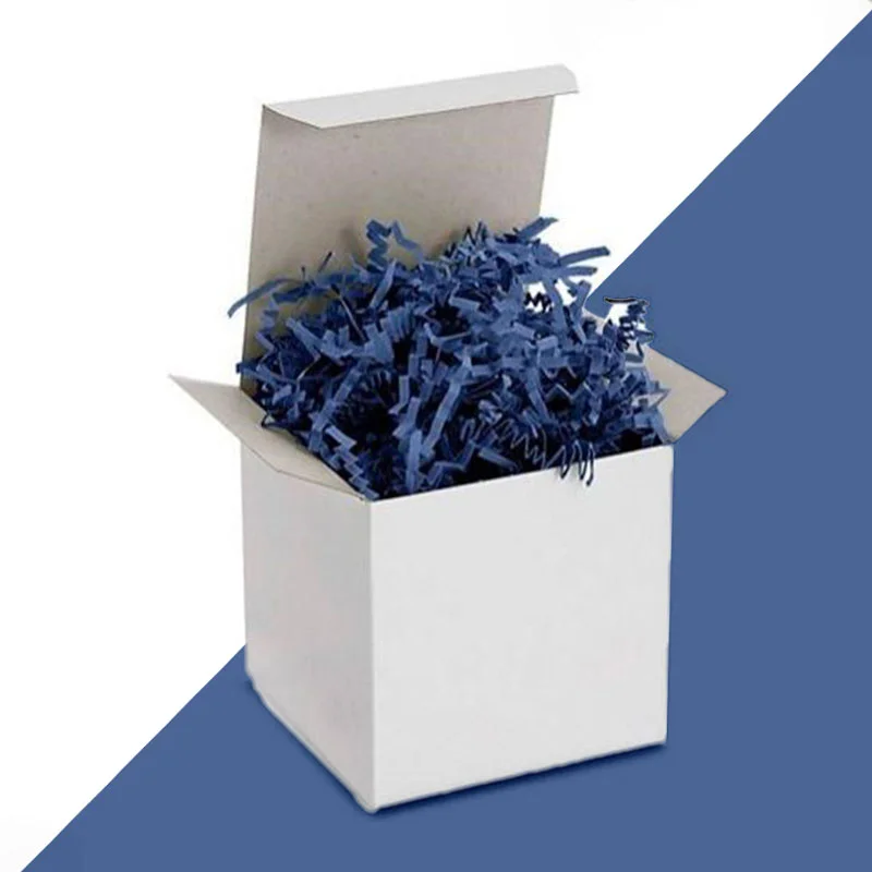 Accordion Paper Shred beside the product it was made to hold