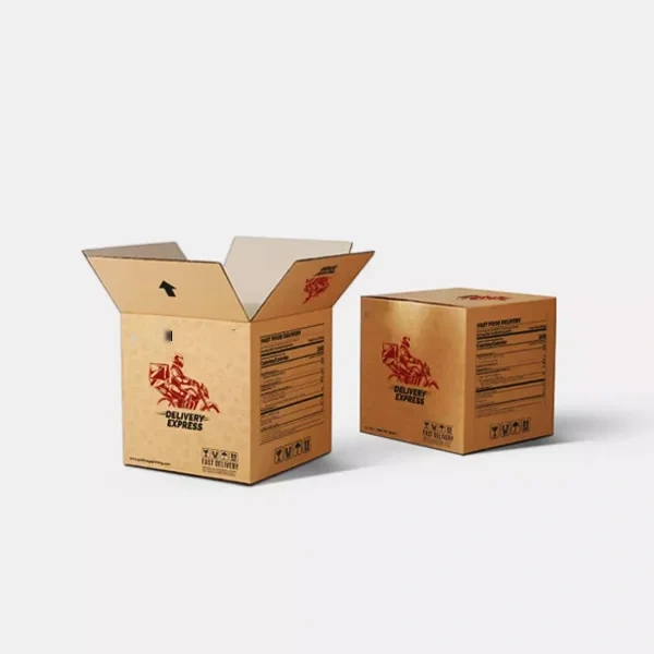 Art Print Shipping Boxes in use, packed and ready to ship