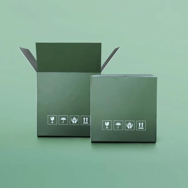 Art Print Shipping Boxes beside the product it was made to hold