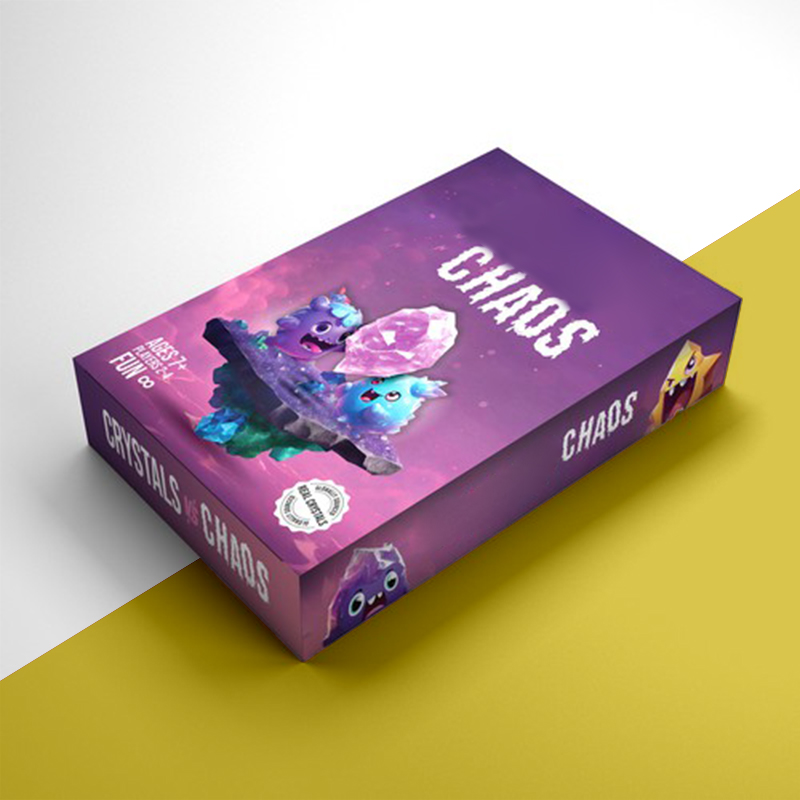 Game Boxes photographed at an angle to show the board thickness
