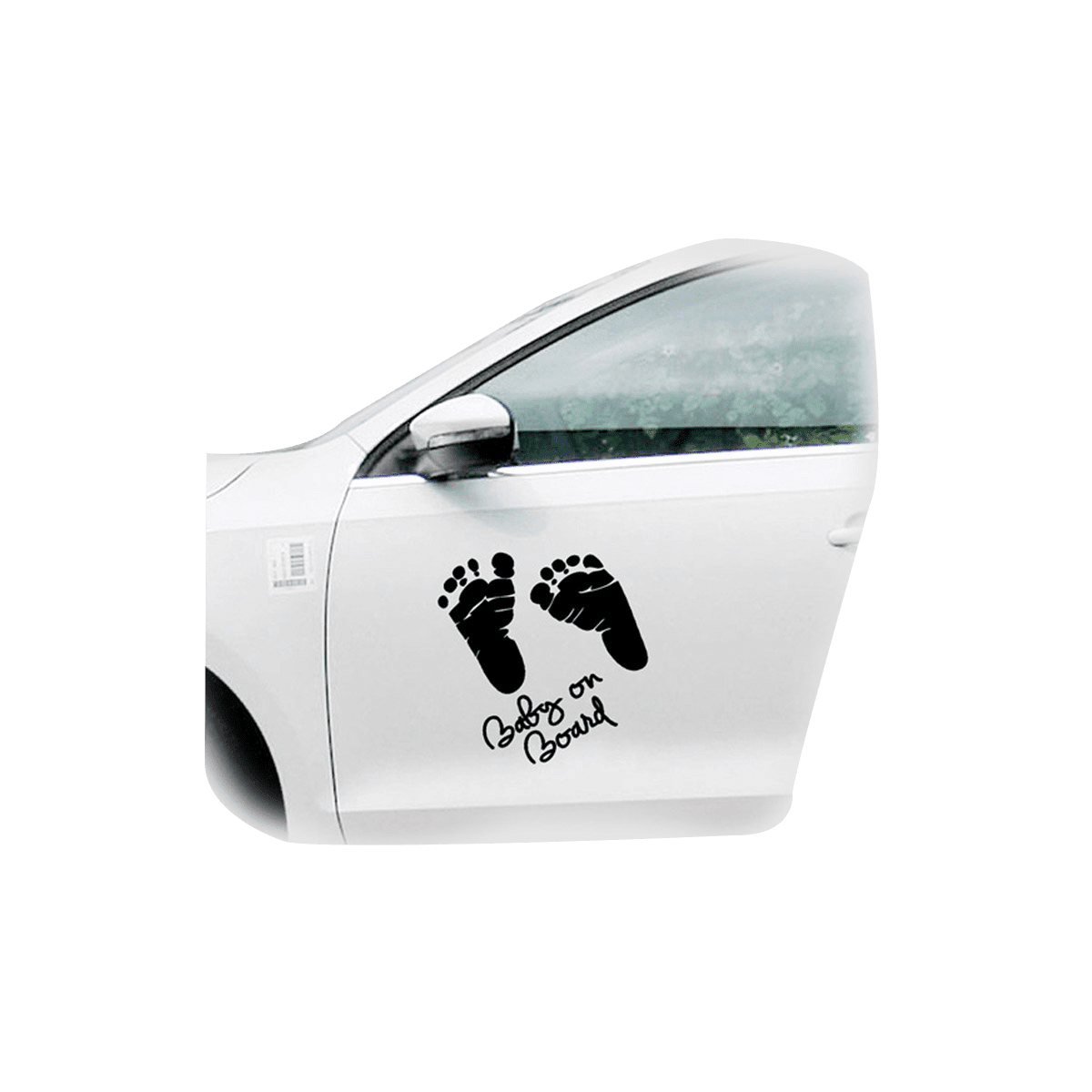 A stack of auto car stickers in a custom size