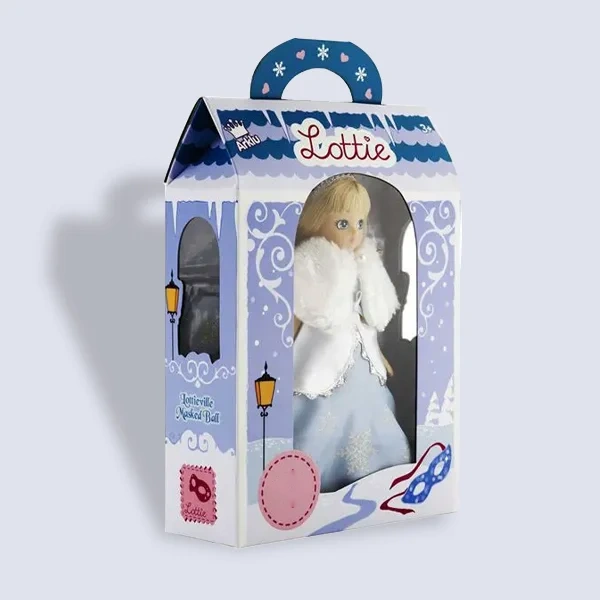 Baby Dolls Boxes opened to show the inside print and construction
