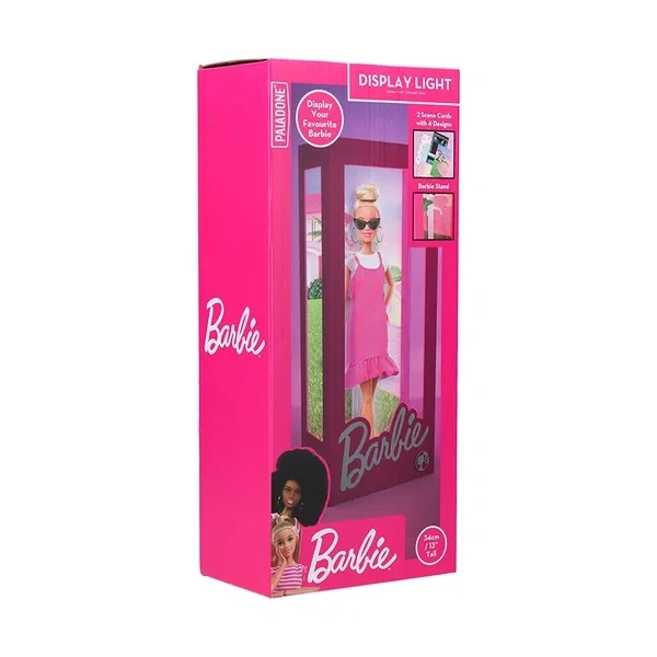 Barbie Doll Display Boxes photographed at an angle to show the board thickness