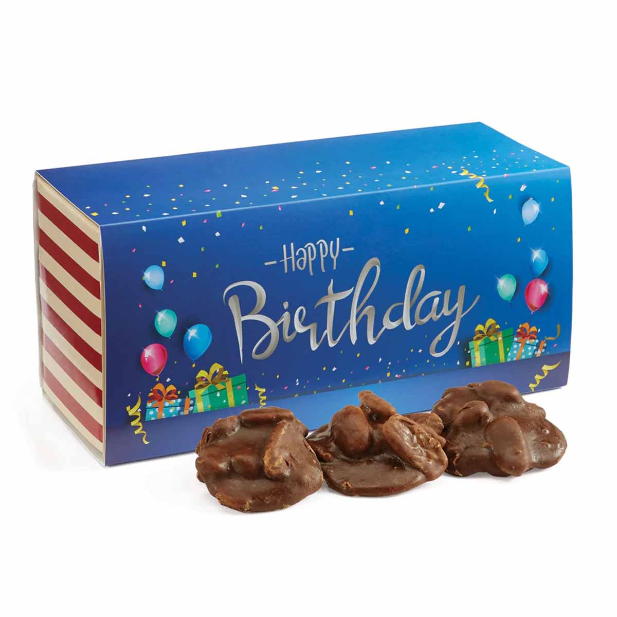 Candy Boxes photographed at an angle to show the board thickness