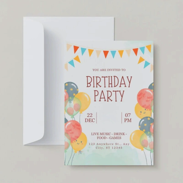 Birthday Invitation Cards