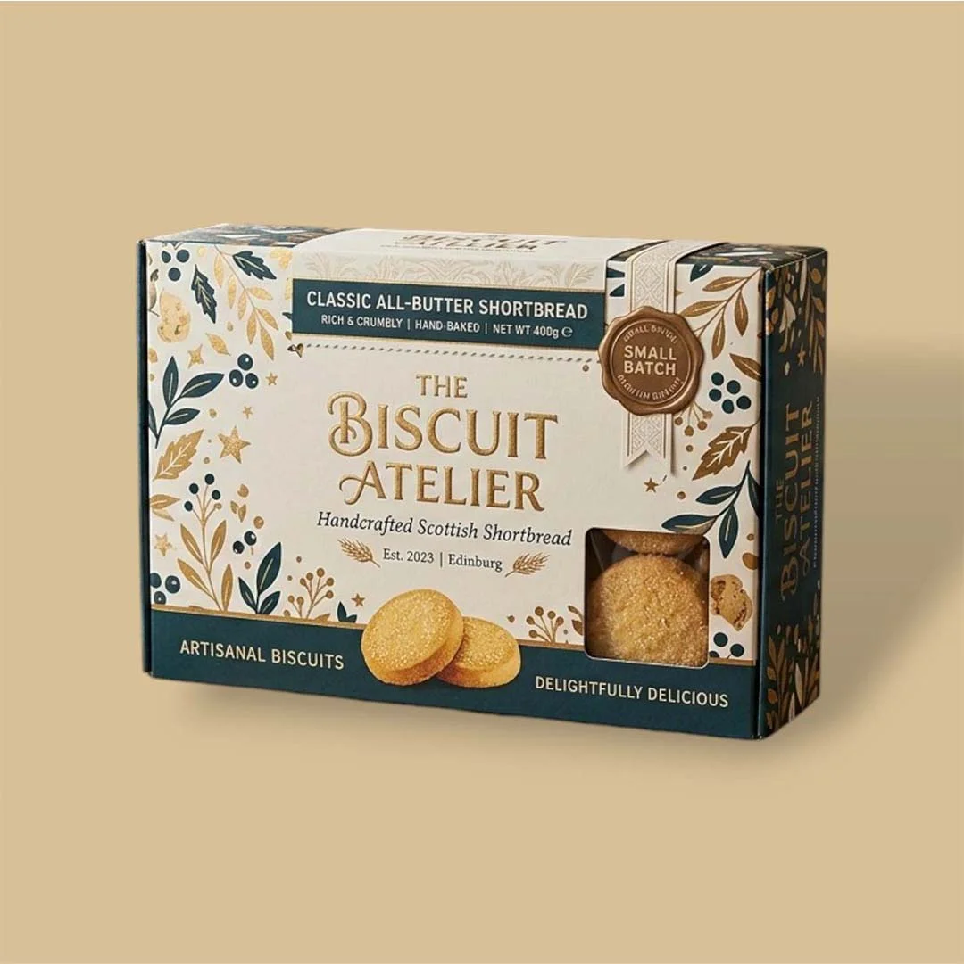 Biscuit Boxes — custom cookie boxes by Packmio Biscuit Boxes in use, packed and ready to ship