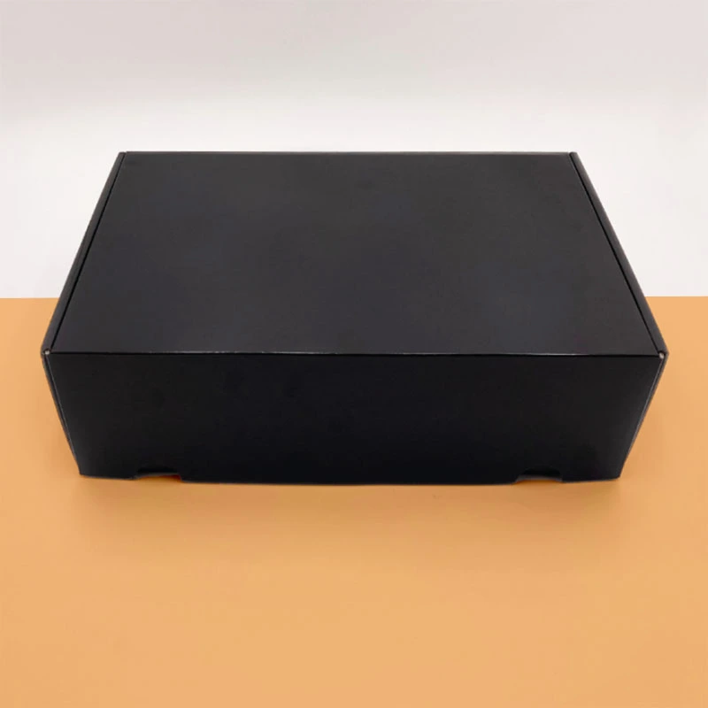 Shoe Boxes photographed at an angle to show the board thickness