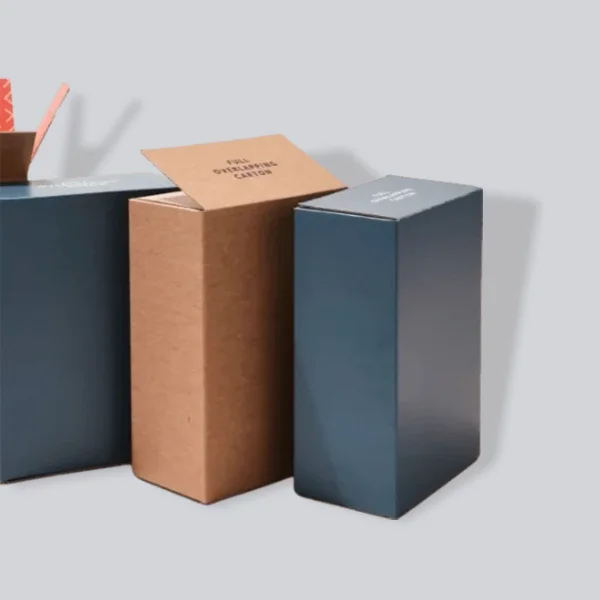 Book Shipping Boxes — custom shipping boxes by Packmio Close detail of the print finish on book shipping boxes