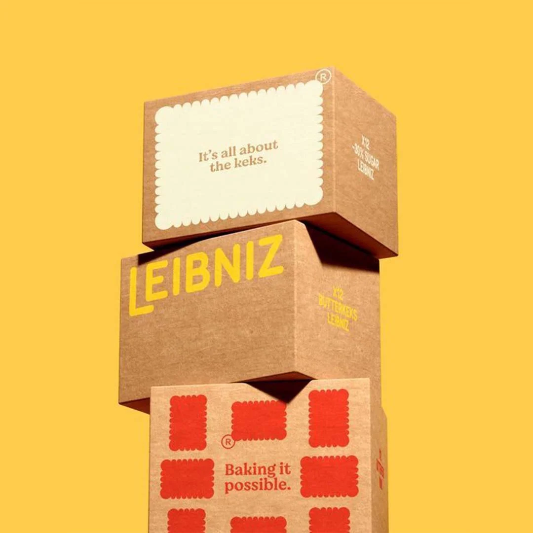 Box Manufacturers opened to show the inside print and construction