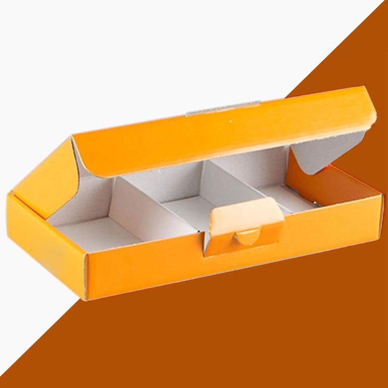 A stack of box partitions in a custom size