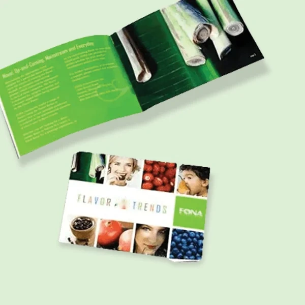 Brochure Booklets in use, packed and ready to ship