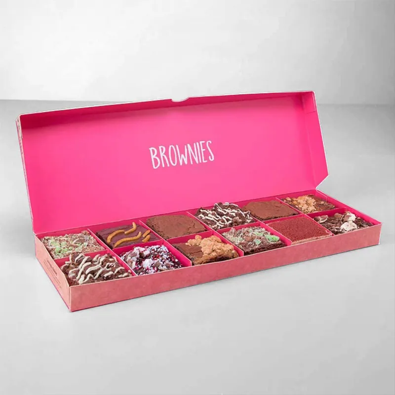 Brownie Boxes — custom bakery boxes by Packmio Brownie Boxes in an alternative colorway