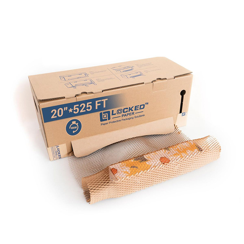 Bubble Wrap Roll for Packing opened to show the inside print and construction