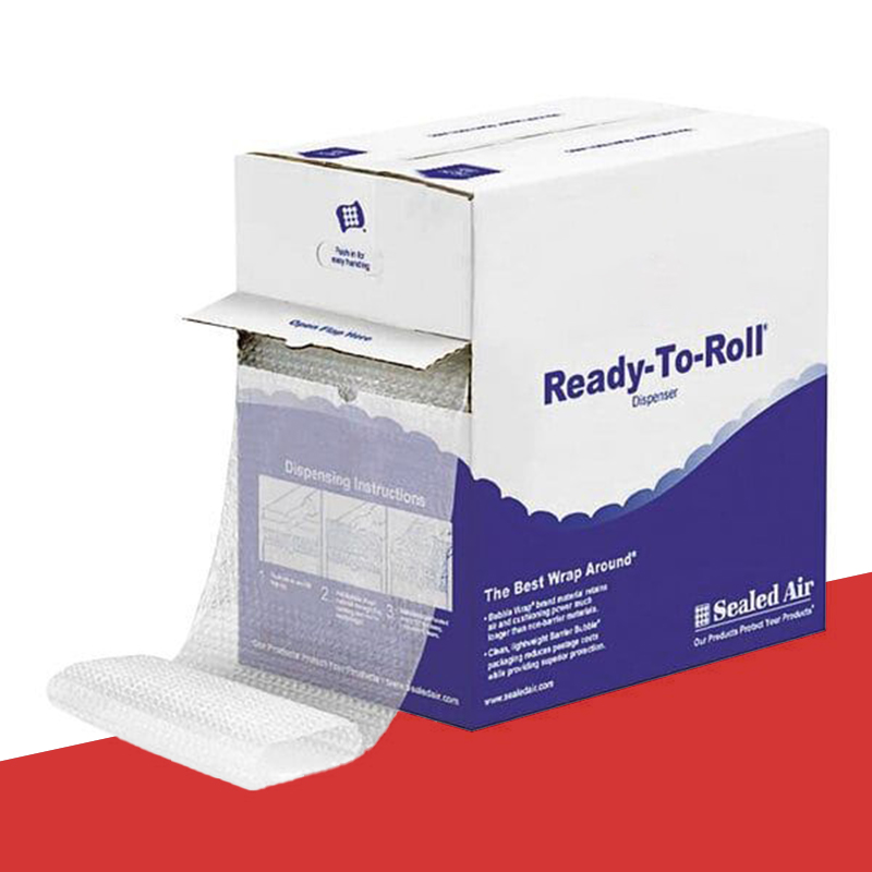 Bubble Wrap Roll for Packing photographed at an angle to show the board thickness
