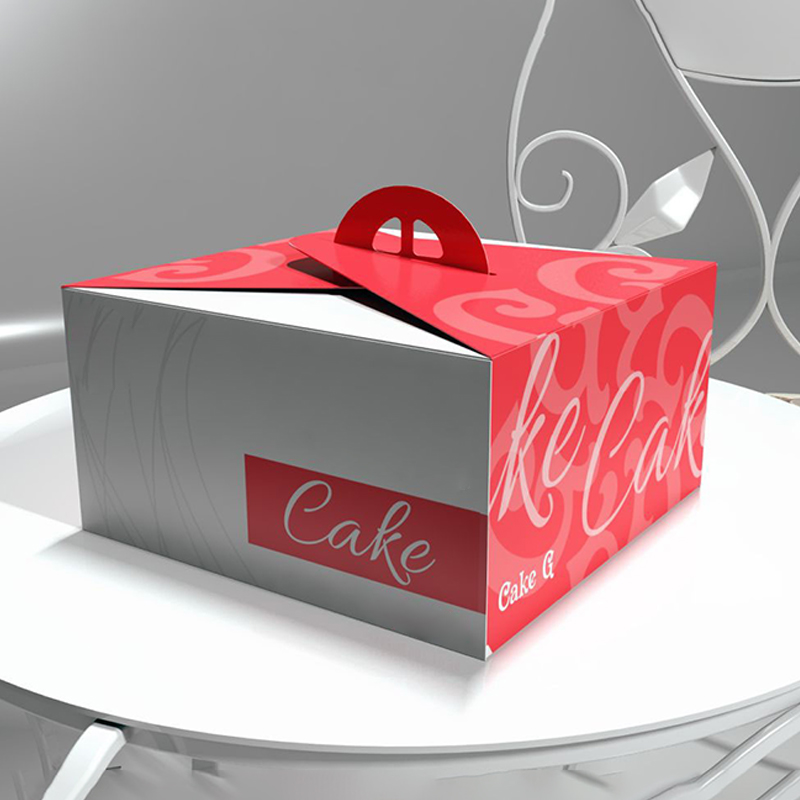 A stack of cake boxes in a custom size