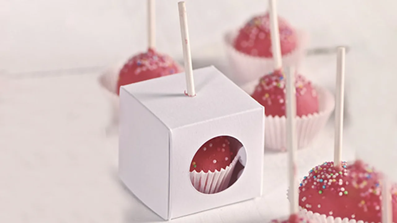 Cake Pop Boxes — custom cake boxes by Packmio Cake Pop Boxes in an alternative colorway