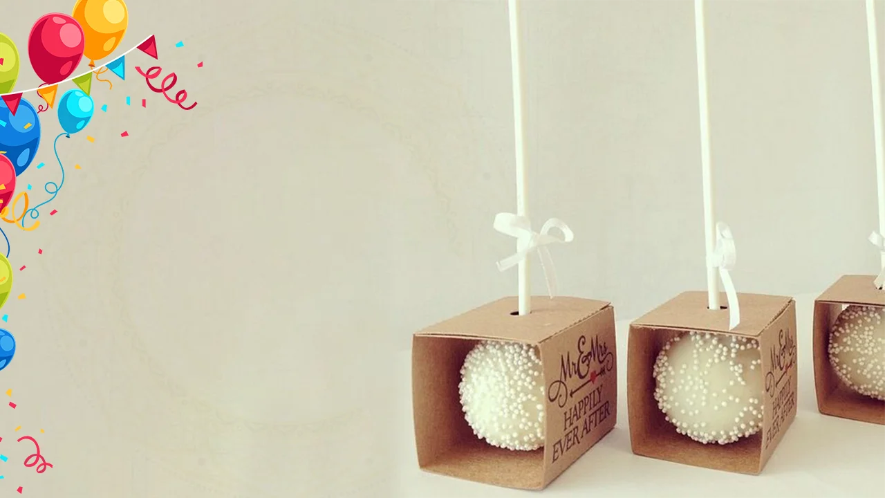 Cake Pop Boxes — custom cake boxes by Packmio Cake Pop Boxes beside the product it was made to hold