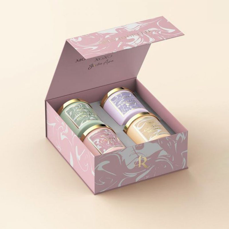 Candle Boxes — custom candle boxes by Packmio A stack of candle boxes in a custom size