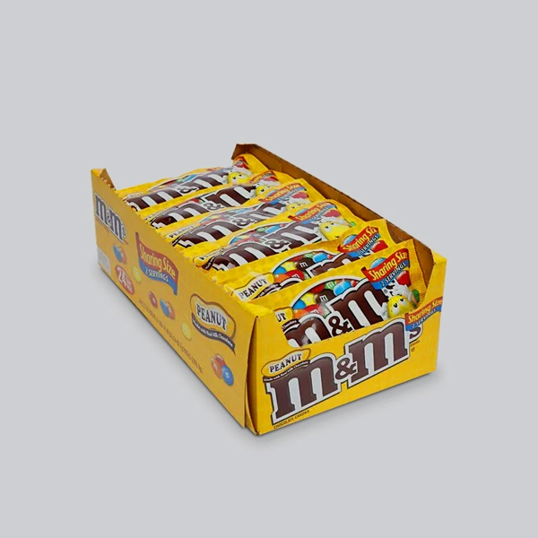Candy Bar Boxes — custom candy boxes by Packmio Close detail of the print finish on candy bar boxes