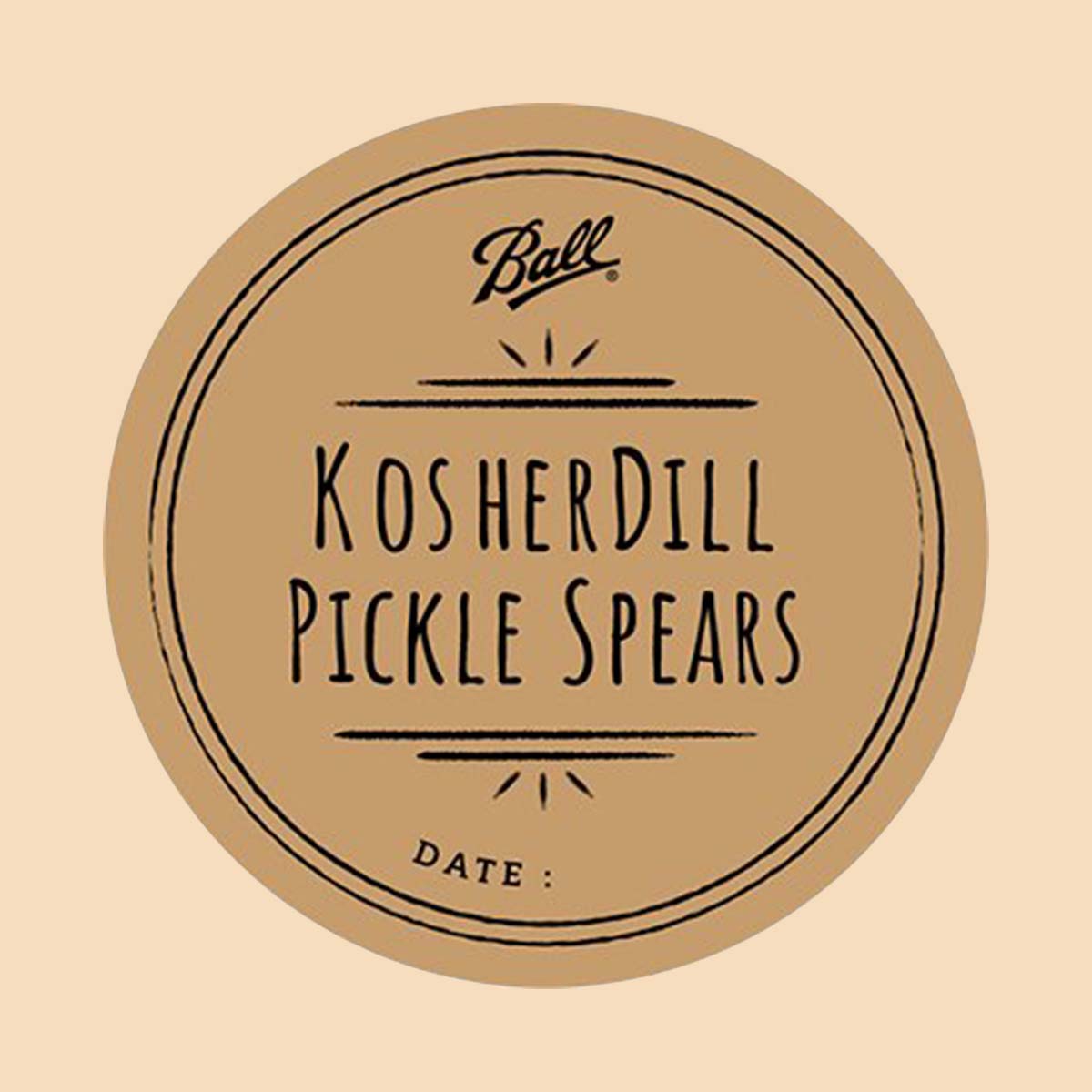 Labels in an alternative colorway