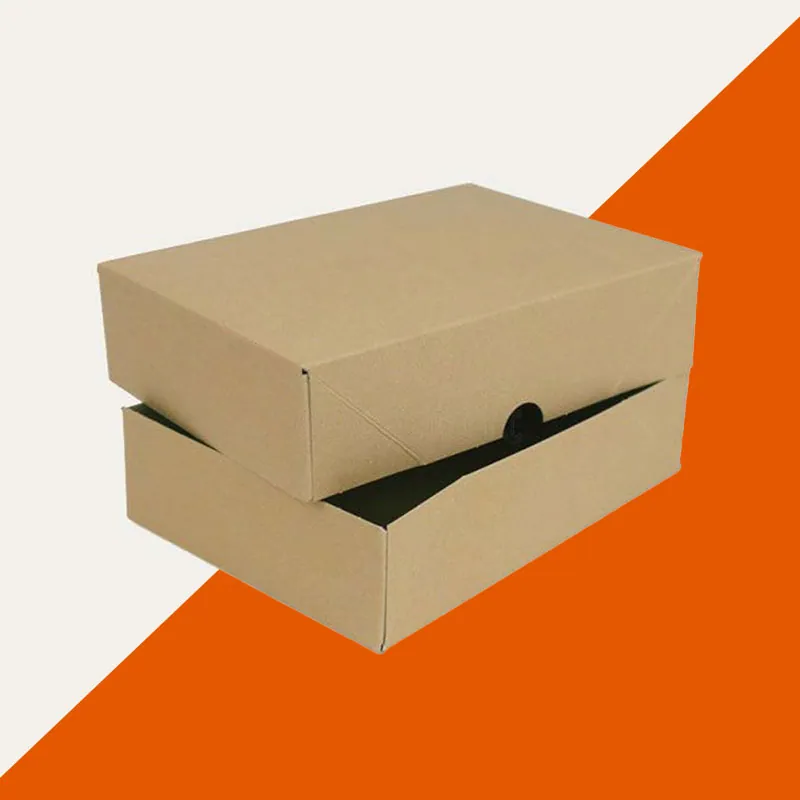 Cardboard Boxes with Lid — custom corrugated boxes by Packmio Close detail of the print finish on cardboard boxes with lid