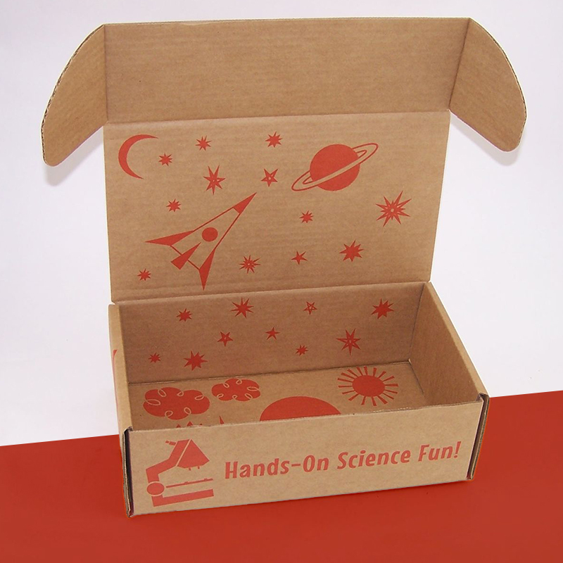 Cardboard Boxes — custom corrugated boxes by Packmio Cardboard Boxes in use, packed and ready to ship