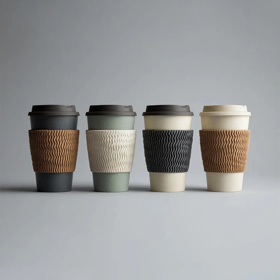 Paper Cups — custom paper cups by Packmio Paper Cups beside the product it was made to hold