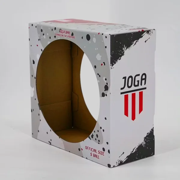 A stack of cardboard sports boxes in a custom size