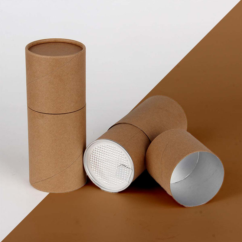 Cardboard Tubes with Inserts photographed at an angle to show the board thickness