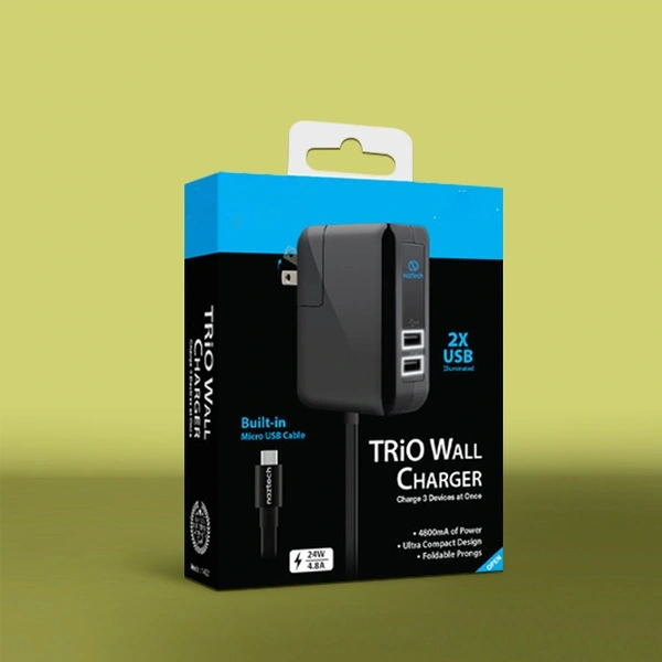 A stack of charger boxes in a custom size