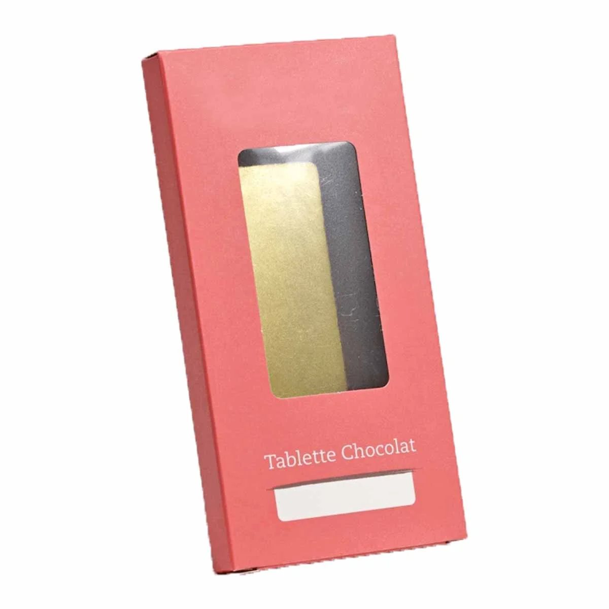 Chocolate Bar Boxes beside the product it was made to hold