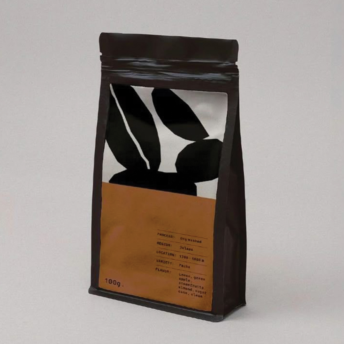 Coffee Bags opened to show the inside print and construction