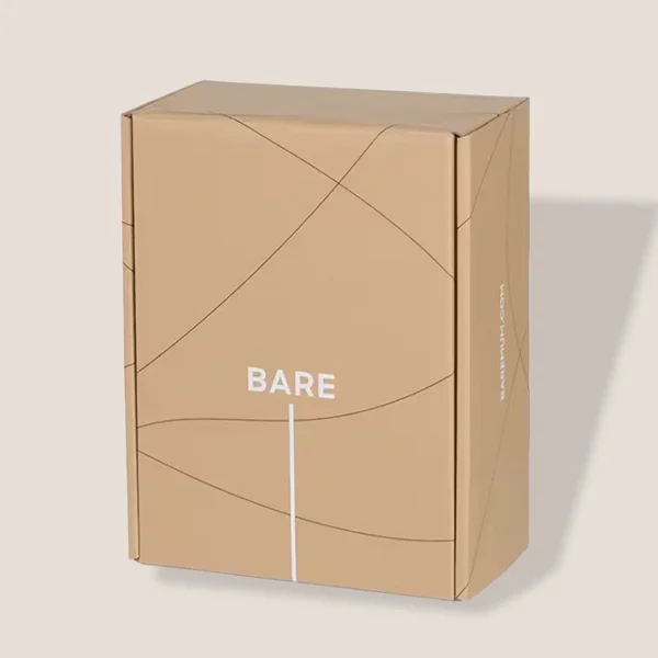 Compostable Boxes — custom eco friendly boxes by Packmio Close detail of the print finish on compostable boxes
