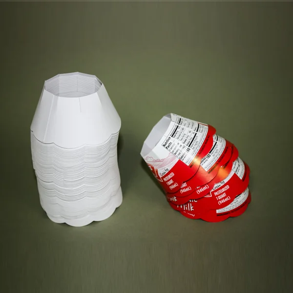 Cone Sleeves photographed at an angle to show the board thickness