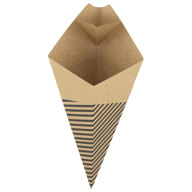 Cone Shaped — custom cone sleeves by Packmio Cone Shaped in use, packed and ready to ship