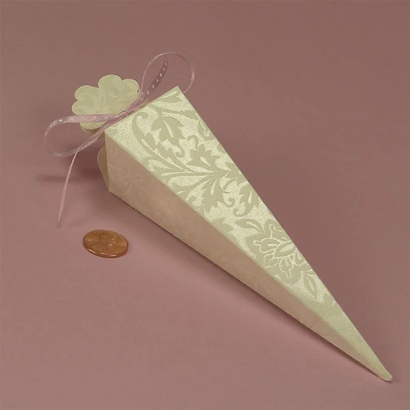 Cone Shaped — custom cone sleeves by Packmio Cone Shaped beside the product it was made to hold