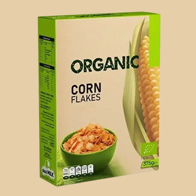 Corn Flakes Boxes — custom cereal boxes by Packmio Corn Flakes Boxes in an alternative colorway