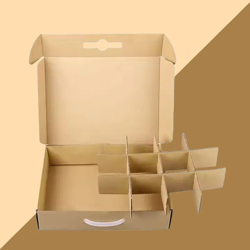 Corrugated Box Dividers in use, packed and ready to ship