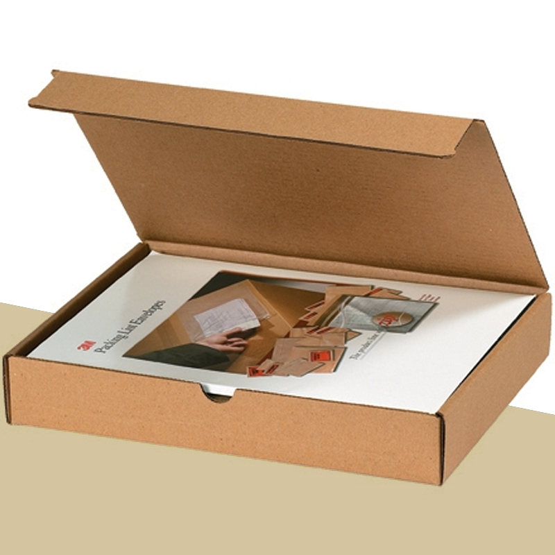 Corrugated Literature Mailers — custom mailer boxes by Packmio Corrugated Literature Mailers in use, packed and ready to ship
