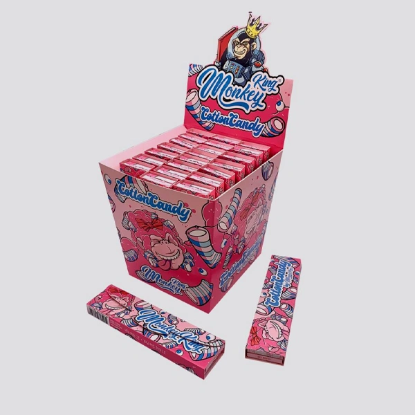 Cotton Candy Boxes — custom candy boxes by Packmio Cotton Candy Boxes in use, packed and ready to ship