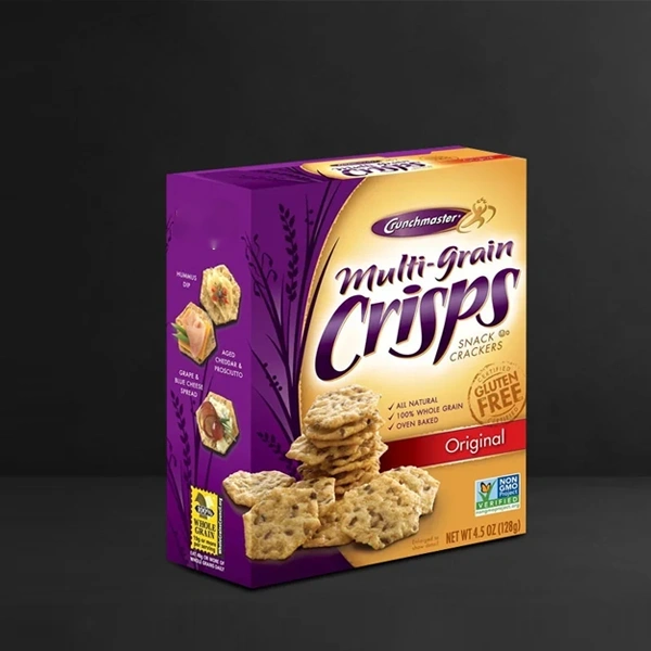 Cracker Boxes — custom snack packaging by Packmio Cracker Boxes in an alternative colorway